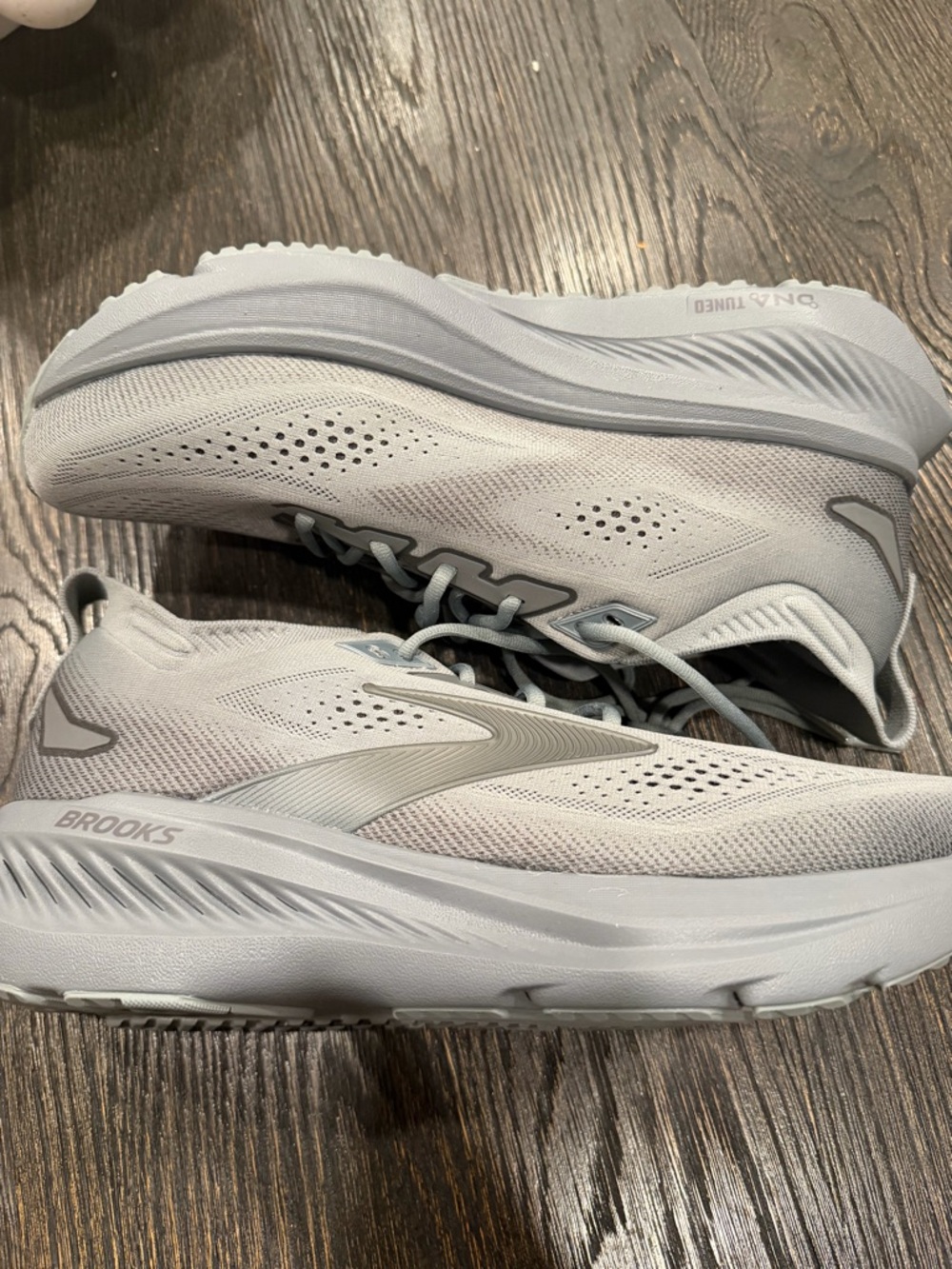 Brooks Glycerin 23 Mesh Cushioned Grey Men's Running Sneakers Size 11